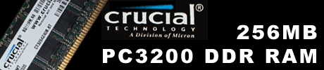 Crucial PC3200 256MB DDR